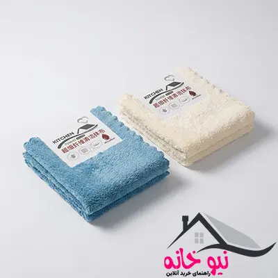 دستمال آشپزخانه مدل حوله ای مجموعه 6 عددی