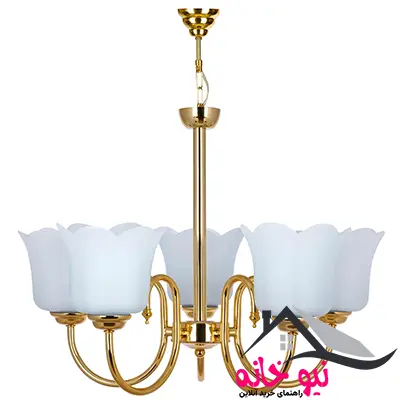 لوستر 5 شعله چشمه نور کد 856.5