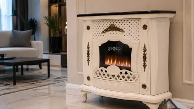 بهترین بخاری گازی طرح شومینه