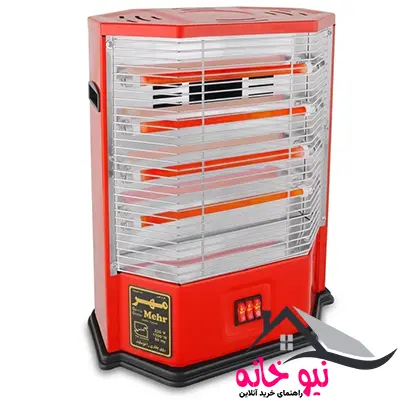 بخاری برقی گرما گستر مهر مدل فن دار