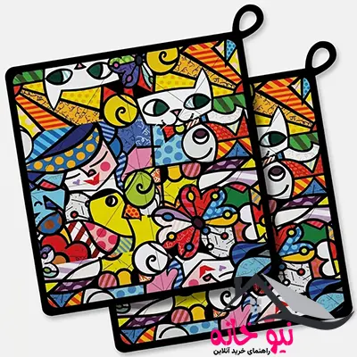 دستگیره آشپزخانه مدل K1-100003 بسته 2 عددی
