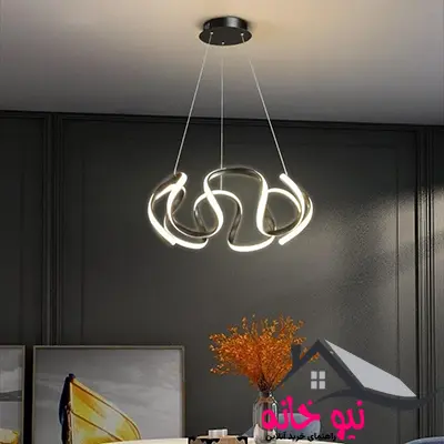لوستر ام کی لایتینگ مدل مدرن کد LF60