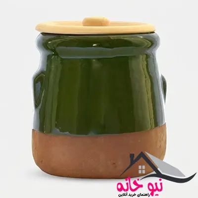 ظرف دیزی سفالی مدل ساده سایز کوچک