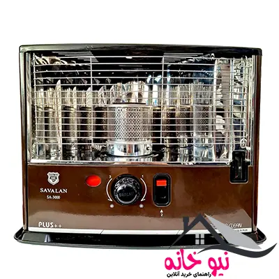 بخاری نفتی سولان سبز مدل SA30-3000 طرح تیوست بدون دودکش