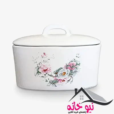 ظرف نان مدل pink flowers